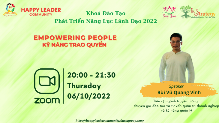 Empowering people - Kỹ năng trao quyền